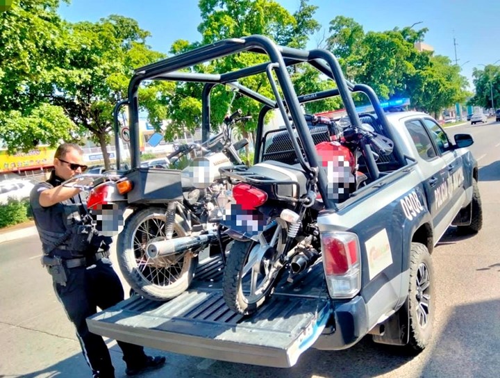 Aseguran 20 motocicletas en operativo realizado en Culiacán 