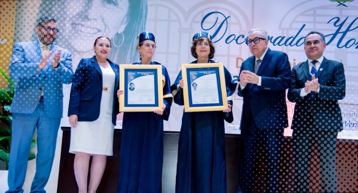  UAS distingue con Honoris Causa a Annie Pardo y Rosaura Ruiz