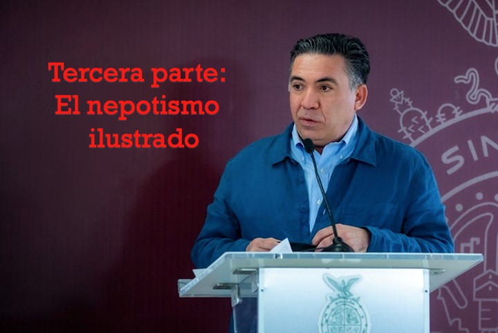 Enrique Inzunza: el secretario general de Gobierno impuso familiares en todos lados 
